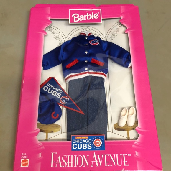 Mattel | Toys | Vintage Mattel Barbie Chicago Cubs Outfit | Poshmark